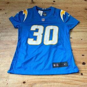 New NFL Nike Los Angeles Chargers Ekeler  Powder Blue On Field Jersey Size Small